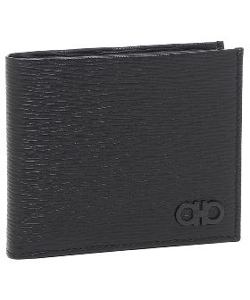 フェラガモ 二つ折り財布 リバイバル ブラック メンズ FERRAGAMO 66A065