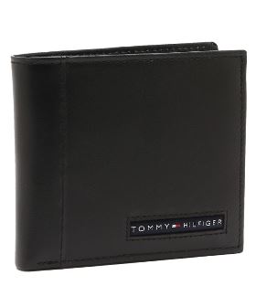 トミーヒルフィガー 二つ折り財布 ケンブリッジ ブラック メンズ TOMMY HILFIGER 31TL25X023 001