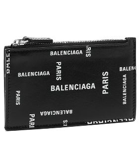 バレンシアガ カードケース フラグメントケース コインケース ブラック ホワイト メンズ BALENCIAGA 640535 2AAOC 1097
