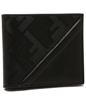 フェンディ 二つ折り財布 ブラック メンズ FENDI 7M0169 AP1T F0GXN