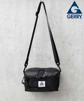 GERRY / ジェリー / フェイクレザー 横型 2層式 ミニショルダー / ショルダーバッグ / お財布バッグ