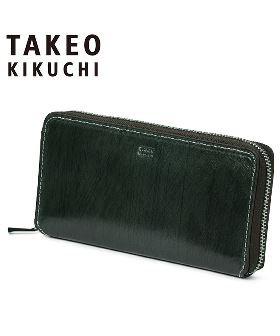 タケオキクチ 財布 長財布 メンズ ブランド レザー 本革 ラウンドファスナー TAKEO KIKUCHI 726616