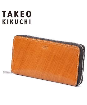 タケオキクチ 財布 長財布 メンズ ブランド レザー 本革 ラウンドファスナー TAKEO KIKUCHI 726616