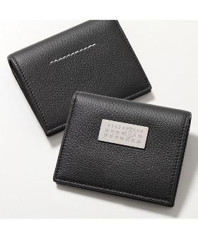 MM6 二つ折り財布 SA5UI0015 P5691 レザー ミニ財布