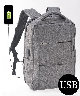 ■多機能 ナイロンビジネスリュック■ USBポート 充電 スマホ充電 A4 PC収納 メンズ 通勤 出張 旅行 通学 バッグ バックパック