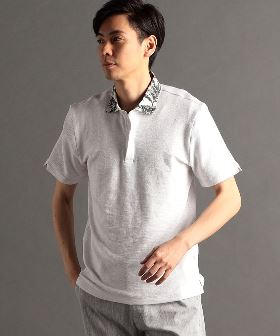 『L1264』定番半袖ポロシャツ（杢糸）