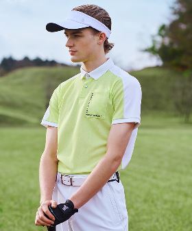 メンズ ゴルフ PUMA x ARNOLD PALMER フローラル トリム 半袖 ポロシャツ
