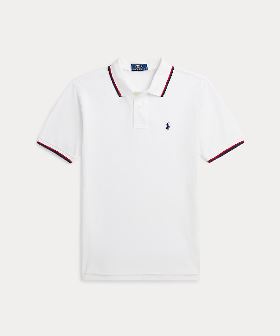 LUXEAKMPLUS(リュクスエイケイエムプラス)ゴルフ バックロゴベンチレーションポロシャツ