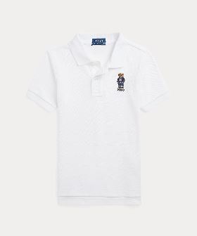 (ボーイズ 2才〜7才)Polo ベア コットン メッシュ ポロシャツ