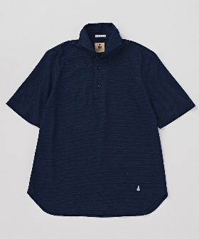 (ボーイズ 8才〜20才)ストライプドトリム コットン メッシュ ポロシャツ