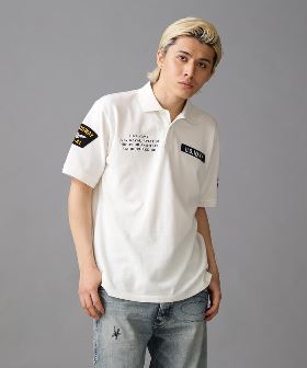 【松山英樹プロ 2024マスターズ着用】メッシュボーダープリントシャツ