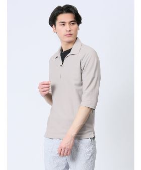 『XLサイズあり』『UR TECH』防汚加工 リラックス半袖ポロシャツ