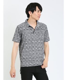 【NOWLE】ルーズシルエット ワンポイント 刺繍 ポロシャツ