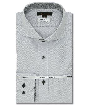 綿100％ ノーアイロン スタンダードフィット カッタウェイ 長袖 シャツ メンズ ワイシャツ ビジネス yシャツ 速乾 ノーアイロン 形態安定