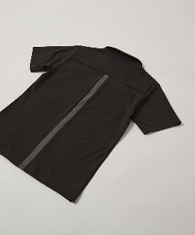 長袖 リブ カラ−ポロシャツ L1313 （杢・長袖)