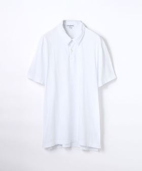 ランダムテレコ衿ワイヤー5分袖ポロ / ポロシャツ メンズ 5分袖 五分袖 半袖 トップス