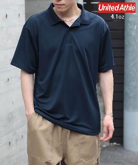 【Printstar / プリントスター】4.4オンス ドライ ボタンダウン トップス ゴルフ 半袖 ポロシャツ glimmer 00331