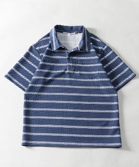 【Penguin by CLUBHAUS】 HIGH GAUGE KNIT POLO
