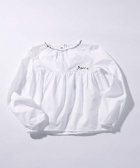 MARNI(マルニ)Kids & Junior 長袖切り替えペプラムシャツ