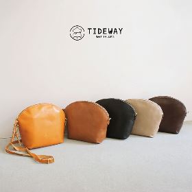 [TIDEWAY/タイドウェイ] LIGHT LEATHER SHOULDER ショルダーバッグ レザーショルダー 本革 軽量レザー [あす着対応]