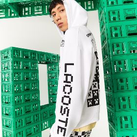 『LACOSTE L!VE x MINECRAFT』 ルーズフィットパーカ