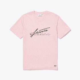 スクリプトブランドネームロゴプリントTシャツ
