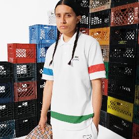 『Lacoste x AWAKE NY』カラーブロックポロシャツ